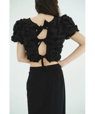 W FACE CLOUD PUFF SLEEVE TOPS 10122ー
